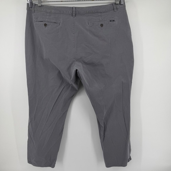 Bonobos Mens Grey Stretch Washed Chino Pants Size 44x30 Flat Front Athletic fit - Picture 3 of 8